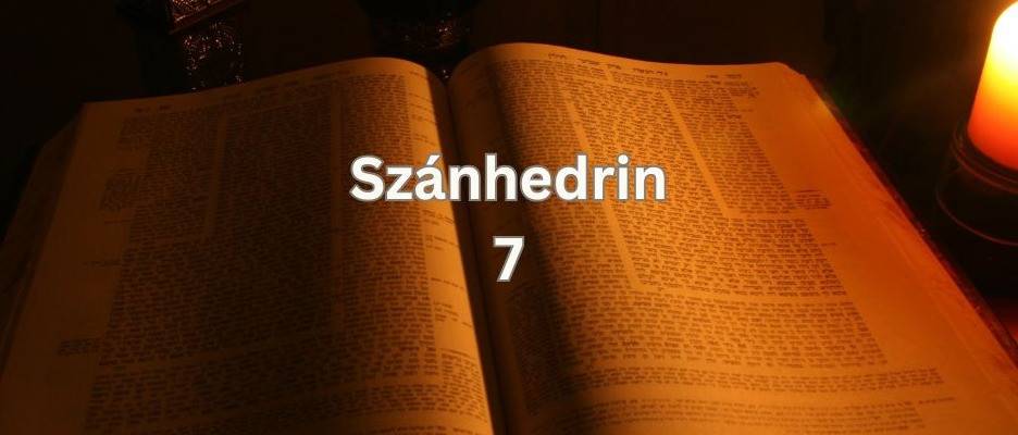 Napi Talmud - Szánhedrin 7: „Alternatív vitarendezés"